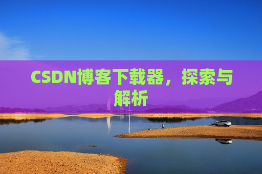 CSDN博客下载器，探索与解析